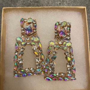 AB Crystal Earrings
